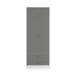 Bennet Tall 2 Drawer Wardrobe - Image 3