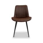Effie Faux Leather Dining Chair - Image 3