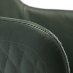 Viktor Faux Leather Quilted Stitch Back Dining Chair - Image 3