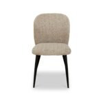 Mirella Textured Fabric Dining Chair - Image 3