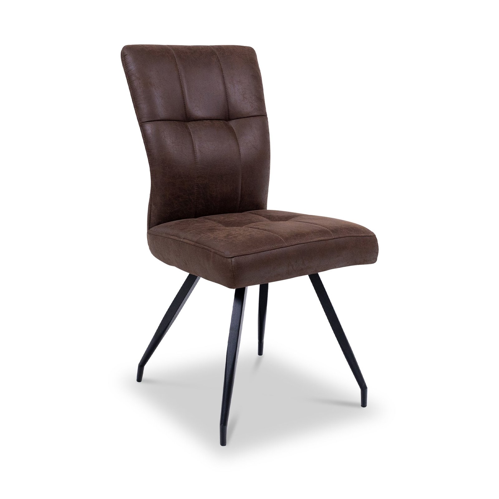 RFSAB01-Sutton-Faux-Leather-Dining-Chair-Angle1 Sutton Faux Leather Dining Chair - Image 1