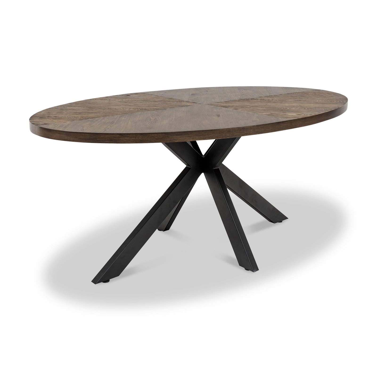 RFSAM01-Haden-180cm-Oval-Dining-Table-Angle1 Haden 180cm Oval Oak Dining Table - Image 1