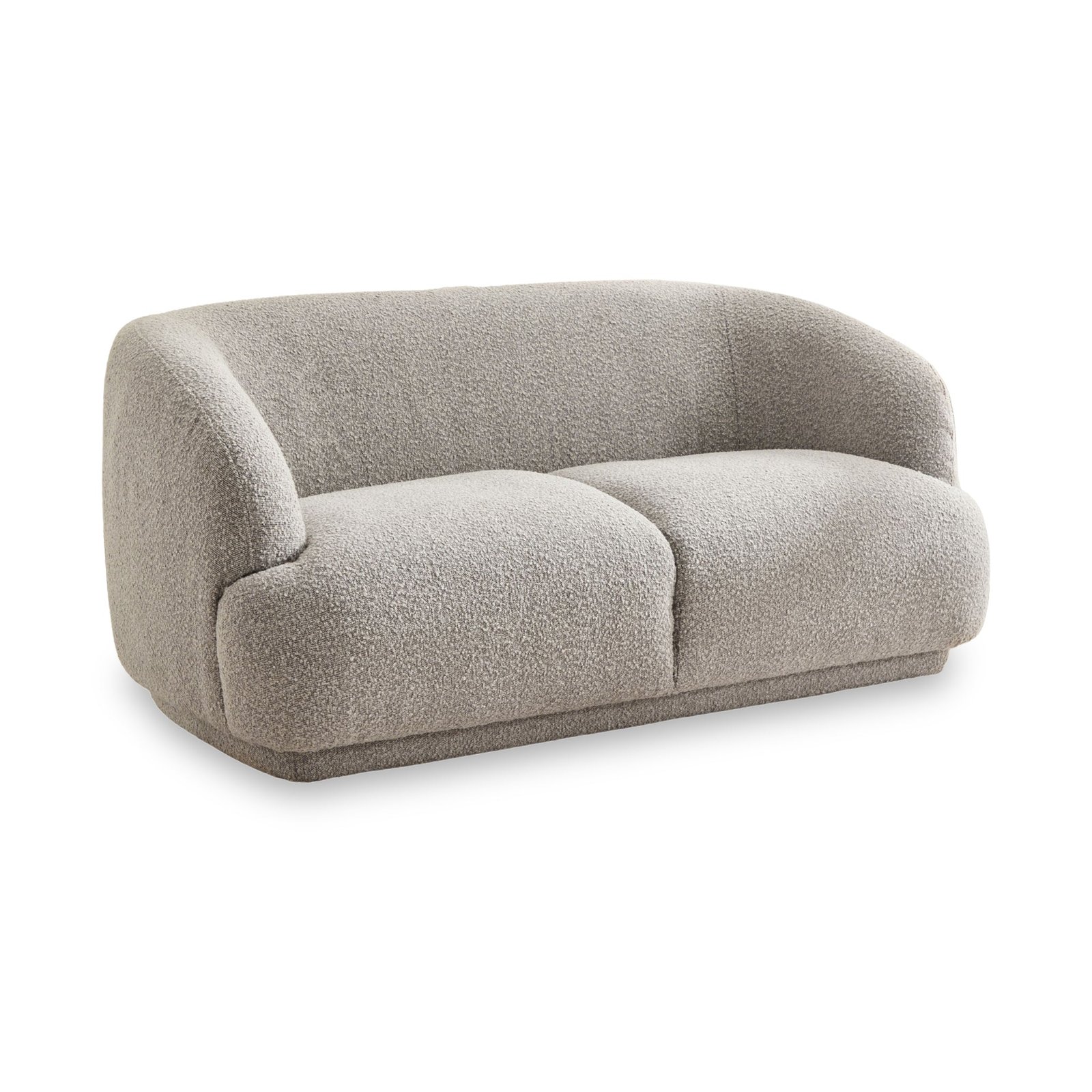 RFSFAS0032-Sudsy-Soft-Boucle-Curve-2-Seater-Sofa-Angle1 Sudsy Soft Boucle Curve 2 Seater Sofa - Image 1