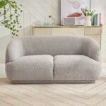 Sudsy Soft Boucle Curve 2 Seater Sofa - Image 2