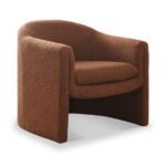 Theon Boucle Curved Accent Chair