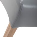Genna Bonded Leather Dining Chair - Image 8