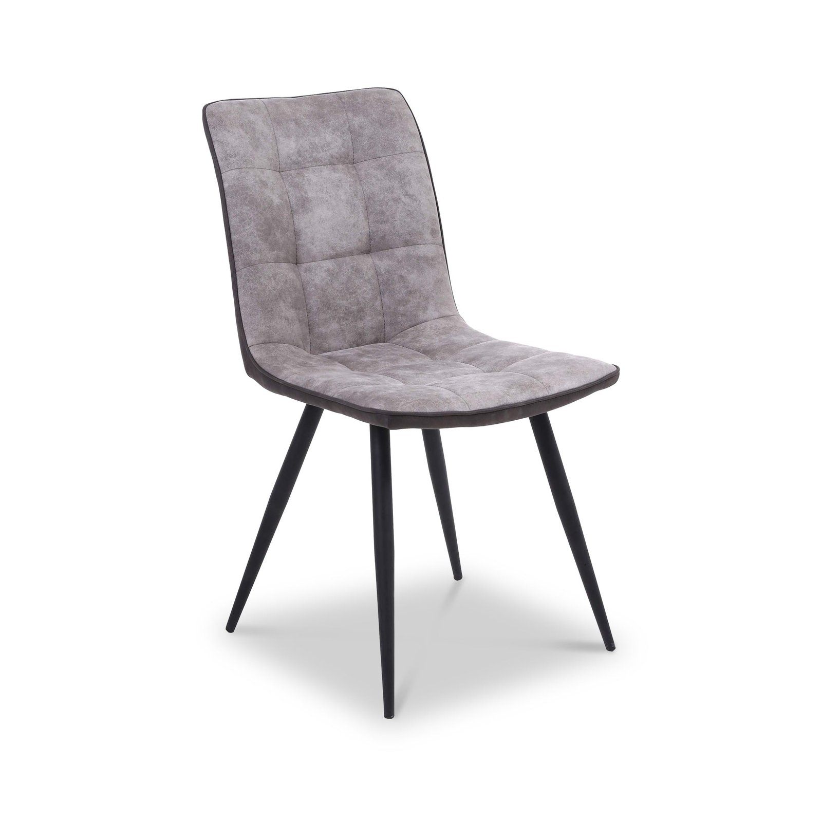 Nia Faux Suede Dining Chair - Image 1