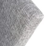 Morwen Grey Faux Linen Dining Chair - Image 4
