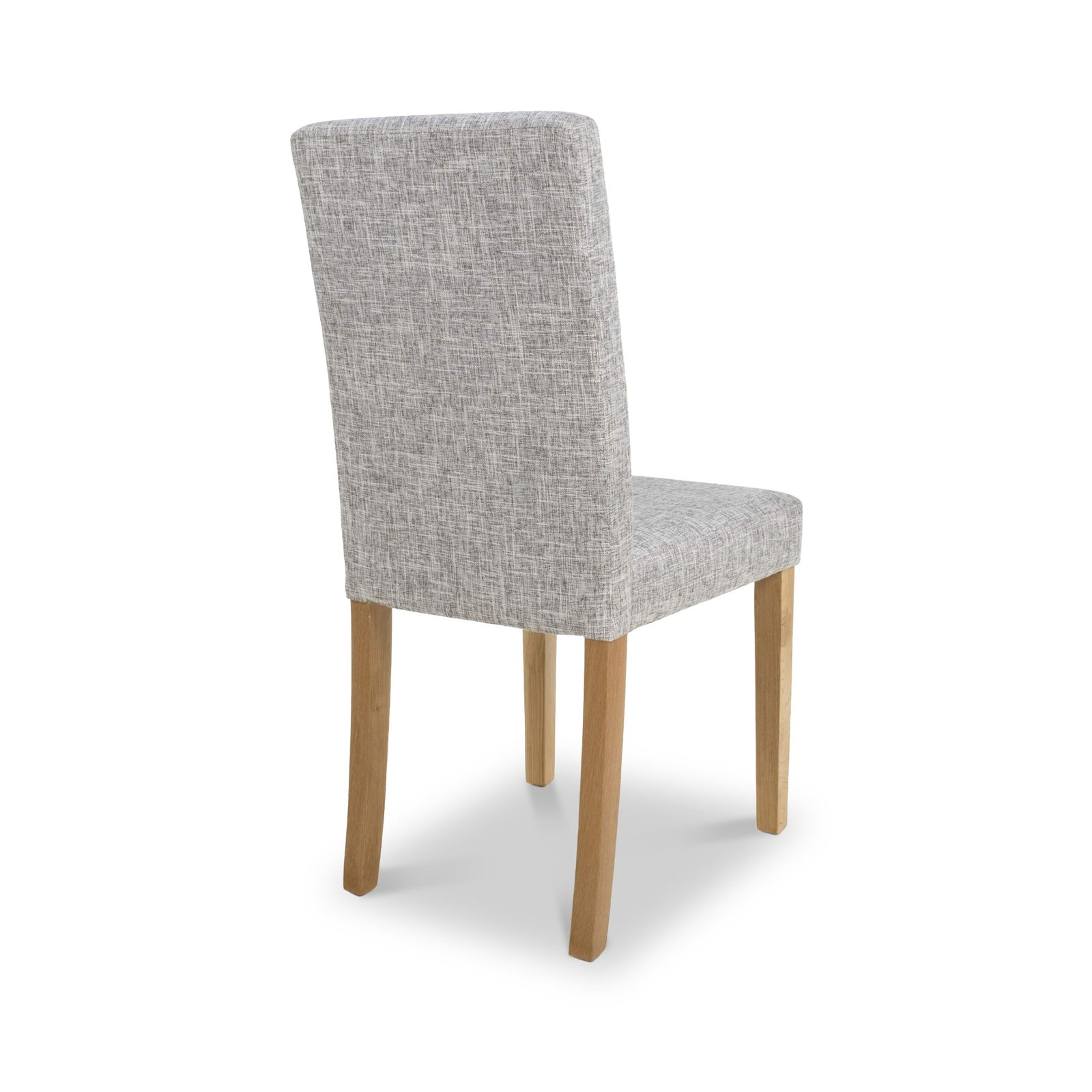 Morwen Grey Faux Linen Dining Chair - Image 8