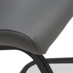 Maela Grey Faux Leather Dining Chair - Image 4