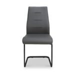 Maela Grey Faux Leather Dining Chair - Image 2