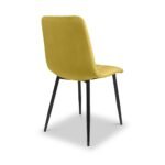 Taran Brushed Velvet Dining Chair - Image 5