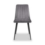 Luna Brushed Velvet Dining Chair - Image 3