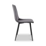Luna Brushed Velvet Dining Chair - Image 5