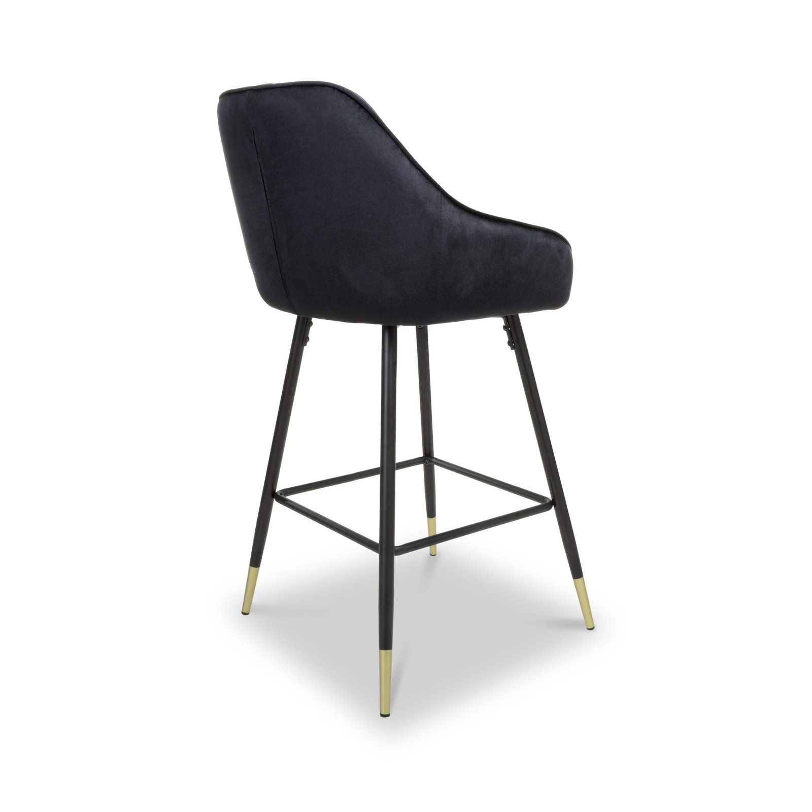 Elen Brushed Velvet Bar Stool - Image 7