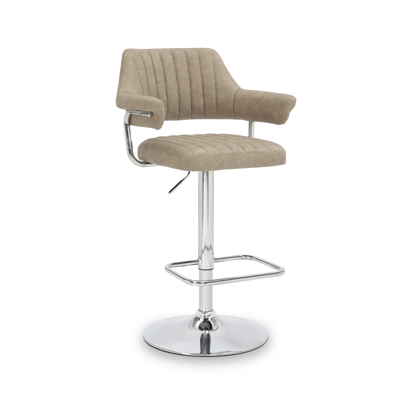 Rhonwen Faux Leather Bar Stool - Image 1