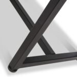 Maelis Grey Faux Leather Dining Bench - Image 7