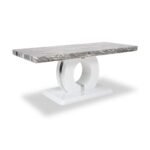 Pendeen 110cm Faux Marble Top Coffee Table