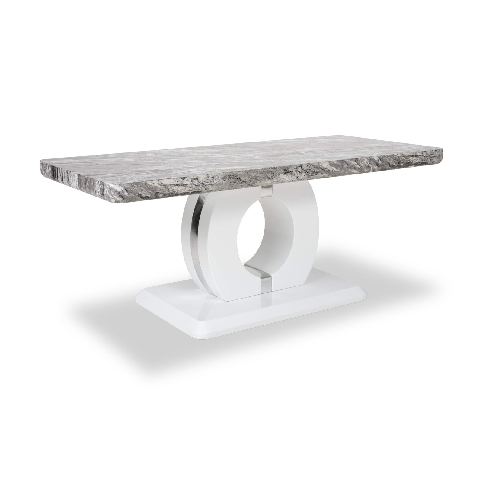 Pendeen 110cm Faux Marble Top Coffee Table - Image 1