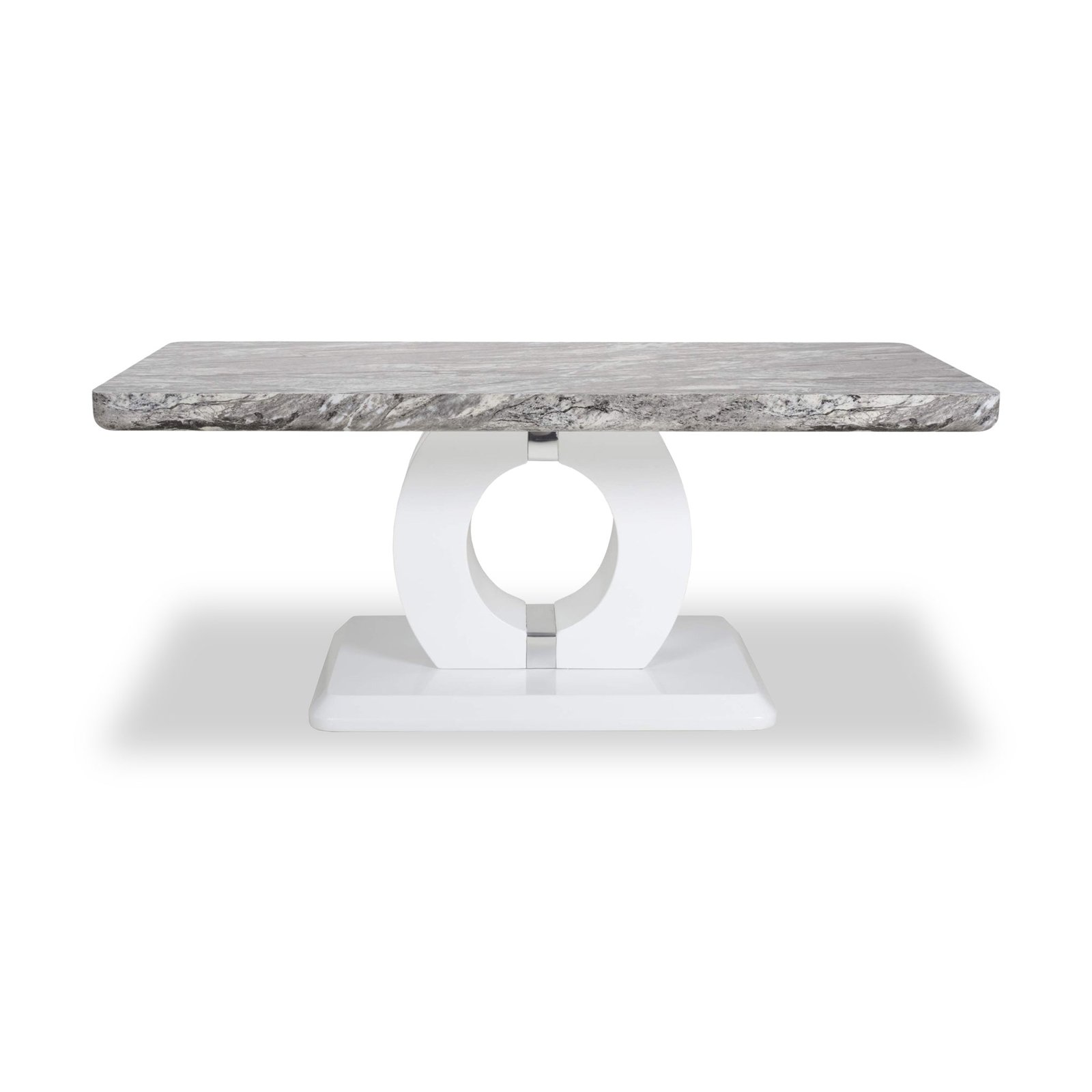 Pendeen 110cm Faux Marble Top Coffee Table - Image 2