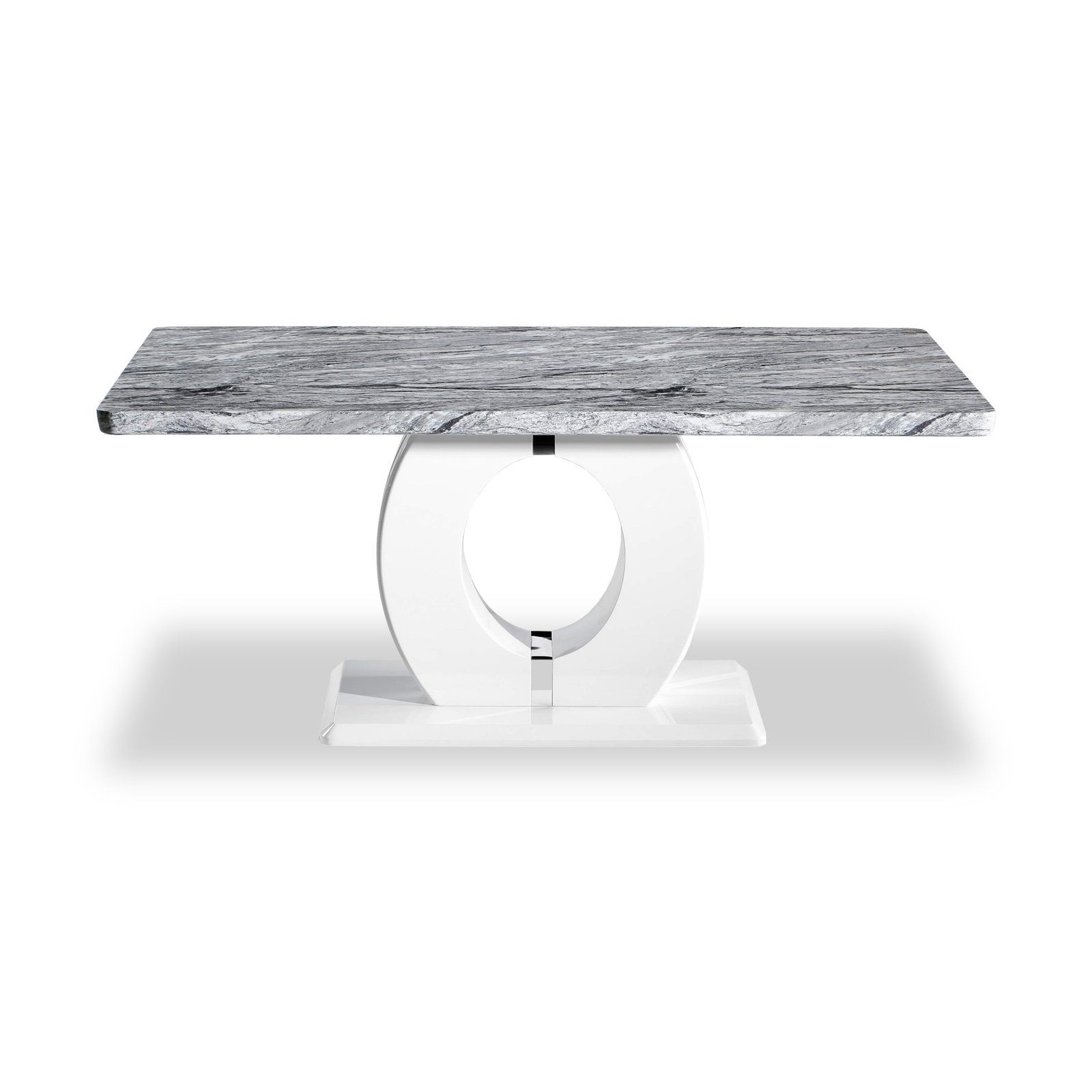 Pendeen 150cm Faux Marble Top Dining Table - Image 3