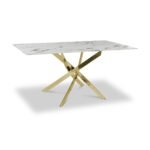 Melody 160cm Marble Effect Dining Table