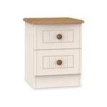 Brixham Cream 2 Drawer Bedside
