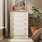 Brixham Cream 5 Drawer Chest - Image 2