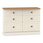 Brixham Cream 6 Drawer Wide Chest
