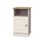 Brixham Cream 1 Door Cabinet - Image 3