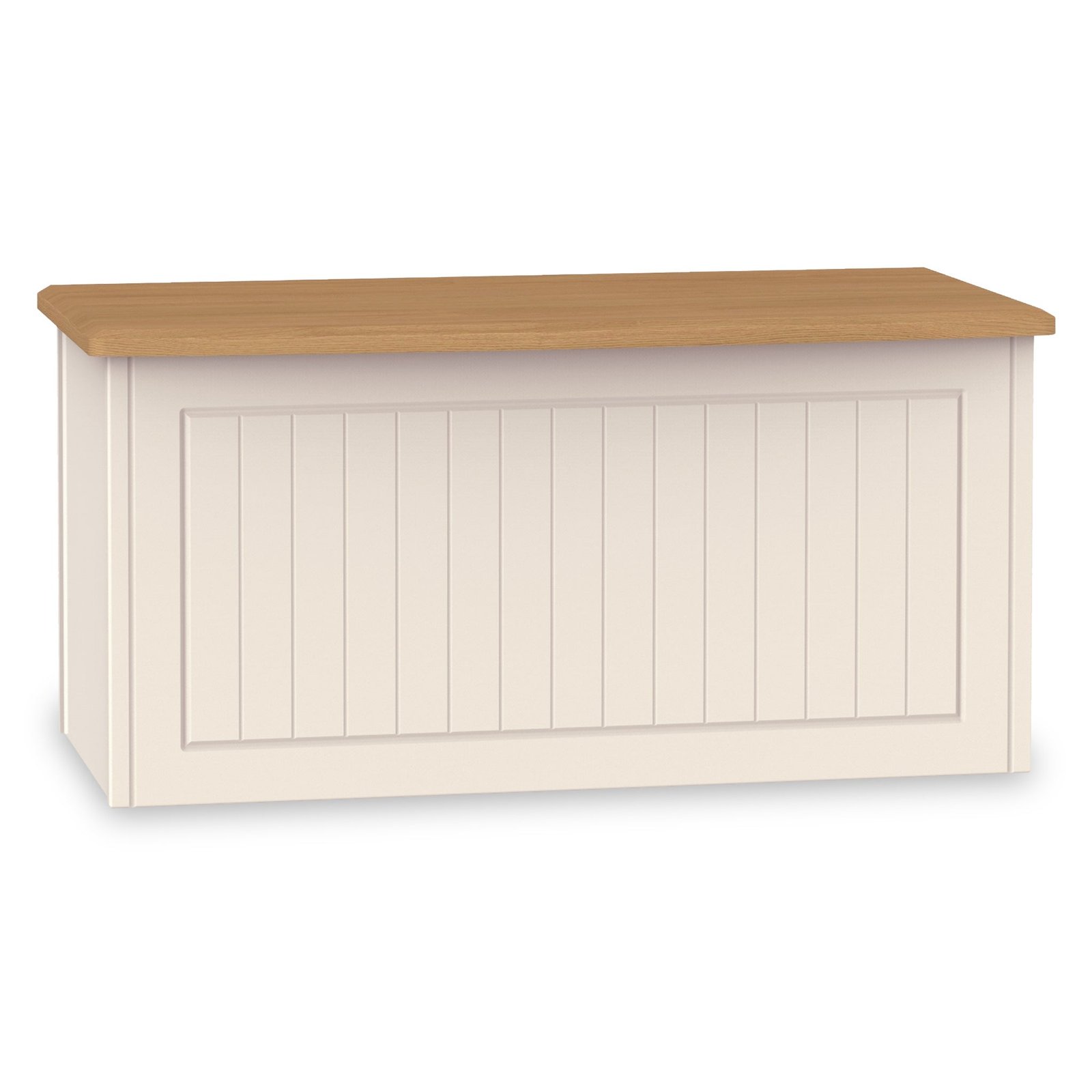 RFWAR035CO-Brixham-Cream-Blanket-Box-Angle1 Brixham Cream Blanket Box - Image 1