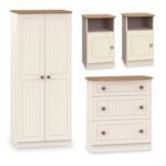 Brixham Cream 4 Piece Bedroom Set - Image 2