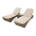 Maze Winchester 3 Piece Rattan Sunlounger Set - Image 3