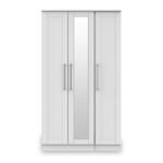 Bellamy Tall 3 Door Mirror Wardrobe - Image 4