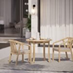 Riven Outdoor Dining Chair - Image 3