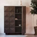 Roka Oak Geometric 2 Door Cabinet - Image 4
