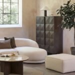 Roka Oak Geometric 2 Door Cabinet - Image 5