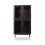 Roka Oak Geometric Display Cabinet - Image 3