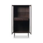 Roka Oak Geometric Display Cabinet - Image 4