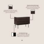 Roka Oak Geometric Large Sideboard - Image 6