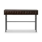 Roka Oak Geometric Console Table - Image 4
