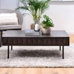 Roka Oak Geometric Coffee Table - Image 7