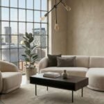 Roka Oak Geometric Coffee Table - Image 2