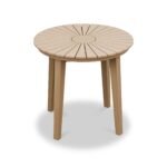 Roma FSC 80cm Sunray Bistro Set with 2 Stacking Rope Chairs - Image 9