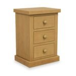 Chiswick Pine 3 Drawer Bedside Table