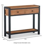 Dunstan Acacia Console Table - Image 7