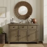 Taunton Smoked Oak Large Sideboard - Image 2