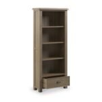 Taunton Smoked Oak Large Display Bookcase - Image 4