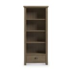 Taunton Smoked Oak Large Display Bookcase - Image 3
