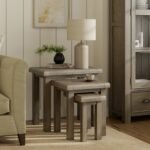 Taunton Smoked Oak Nest of 3 Tables - Image 2